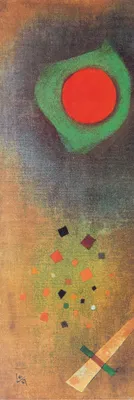 Obrázek produktu pro Wassily Kandinsky umělecký obraz - Aufleuchten, 1927 (158 x 53 cm)