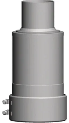 Produktbild von Wolf-Schornsteinanschluss für Fassade DN110/160 2651567