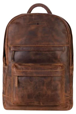 Produktbild von GREENBURRY Freizeitrucksack Rucksack mit Laptopfach Vintage Backpack Zip Around Brown braun