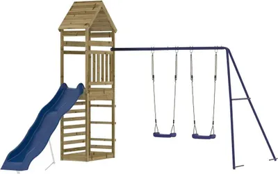 Produktbild von vidaXL Spielturm Imprägniertes Kiefernholz