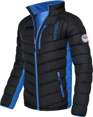 Produktbild von Nebulus GRAFFITY Winterjacke Herren, warme Outdoorjacke, praktische & vielseitige Übergangs- & Winterjacke, P4769 - Herren, schwarz-kobalt, M