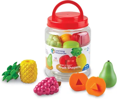 Productafbeelding van Learning Resources Snap-n-Learn Vrucht Vormgevers 16 - Stuk Set