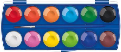 Immagine prodotto di MFP Colori ad acqua 12 colori 30 mm + pennello