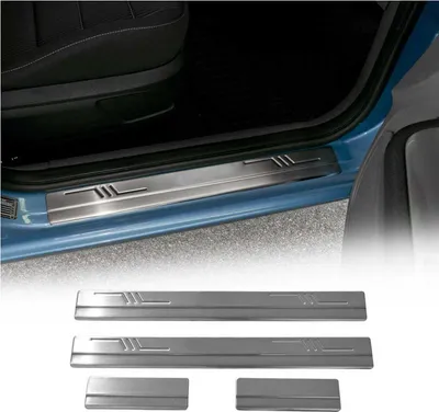 Produktbild von Einstiegsleisten Türschweller für Ford Focus C-Max 2003-2007 Edelstahl Silber 4x