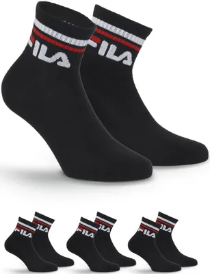 Obrázek produktu pro Čtvrteční ponožky Fila uni 3-pack black 39-42 bavlněná směs
