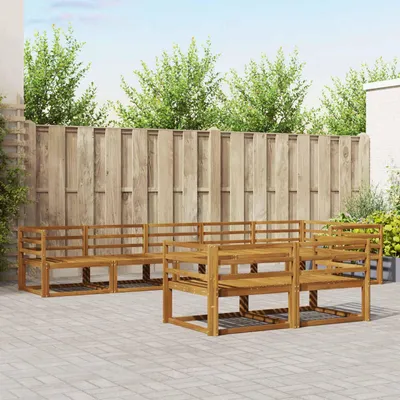 Produktbild von Outdoor-Sofagarnitur （8 pcs）- CLORIS - Natur Massivholz Akazie - Gartensofas C168