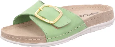 Produktbild von Rohde Damen Pantolette Leder Klettverschluss Memoryfußbett Rodigo-D 5875, Größe:38 EU, Farbe:Mehrfarbig