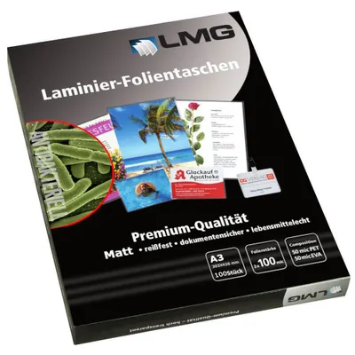 Produktbild von 100 LMG Laminierfolien matt für A3 100 micron