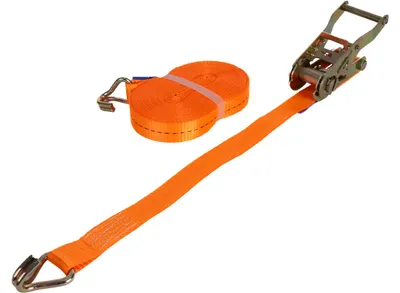 Produktbild von Unitrailer 12 M/25 Mm/1 T Orangefarbener Zurrgurt Mit Spanner