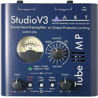 Productafbeelding van Microfoonvoorversterker met buizen, Art TUBE MP STUDIO V3