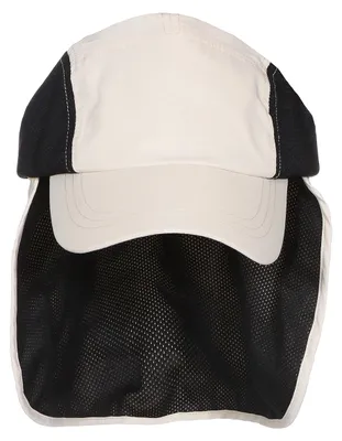 Produktbild von Schildmütze mit Nackenschutz Schweißband Sonnenkappe, beige