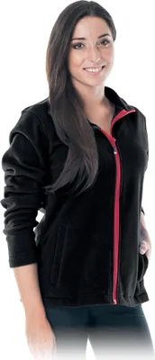 Produktbild von Damen Fleecejacke 220 g/m² schwarz XL