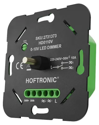 Produktbild von hoftronic 0/1–10V LED-Dimmer Wechselschaltung Einstellbare Mindesthelligkeit