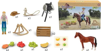 Produktbild von COLLECTA 84248 HOBBY-Figur Pferd JOCKEY UND ZUBEHÖR Sattel