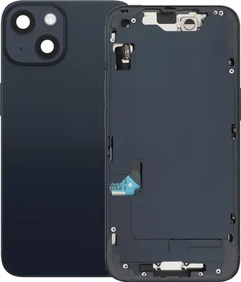 Obrázok produktu pre Clappio, Kompletné puzdro pre iPhone 14 so zadným sklom a objektívmi fotoaparátu, čierne