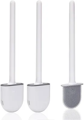 Produktbild von Silikon Toiletbürste - Schnell trocknend - Set aus 2