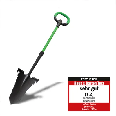 Produktbild von Hammersmith RayzerShovel – Spaten mit Wurzelsäge für harte, steinige Böden