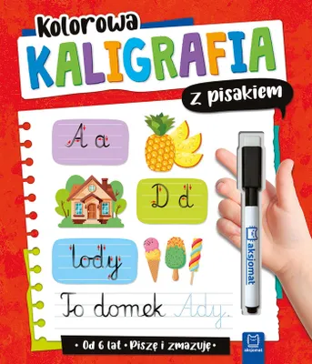 Produktbild von Kolorowa kaligrafia z pisakiem. Książeczka dla dzieci