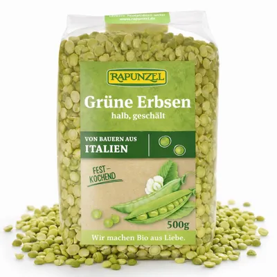 Produktbild von Rapunzel 186020, 500 g, 302 kcal, 1274 kJ, 22,9 g, 1,4 g, 0,065 g
