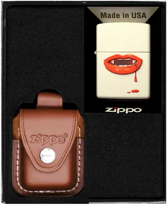 Produktbild von Feuerzeug-Set ZIPPO VAMPIRE LIPS Geschenk No4