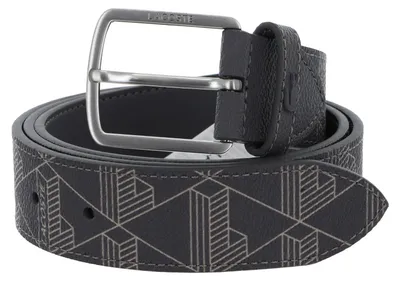 Produktbild von LACOSTE Gürtel The Blend 35 Monogram Print W125 Mono Castlerock String grau