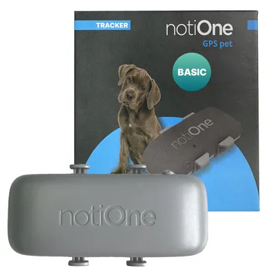Produktbild von notiOne Pet GPS Tracker BASIC – wasserdichter Mini Tracker für Hunde & Katzen, 5 Tage Akku, inkl. SIM-Karte, ohne ABO