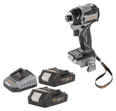 Obrázek produktu pro Akumulátorový rázový utahovák Procraft Industrial ID20Abb 20 V 180 Nm 1/4" + 2x akumulátor 2,0 Ah + nabíječka.