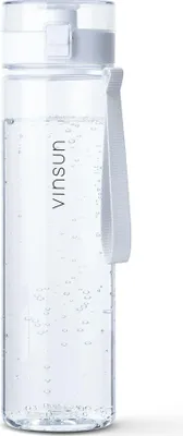 Produktbild von Trinkflasche 1L Sport Flasche Schraubverschluss BPA frei für Kohlensäure Vinsun