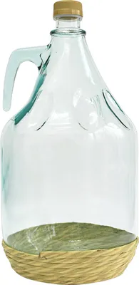 Produktbild von Weinballon GLAS Gärballon Ballon Glasballon mit Verschluss BAROWIN DAMA 5 L