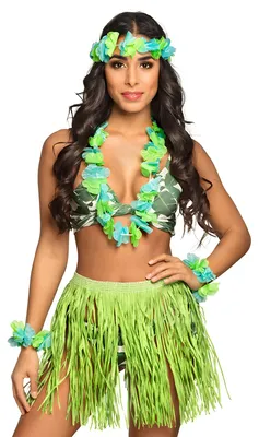 Immagine prodotto di Costume da spiaggia Hawaii verde Costume di carnevale