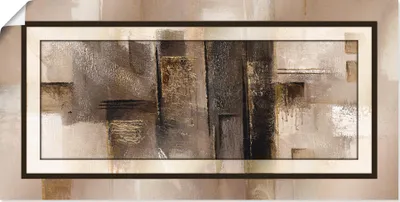 Produktbild von ARTland Poster Quadrate - abstrakt 1 Größe: 100x50 cm