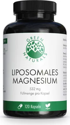 Image de GREEN NATURALS Citrate de Magnésium liposomal vegan, 120 St KAP