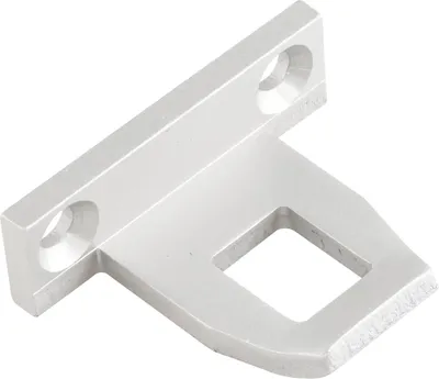 Produktbild von Schließblech zu Oberlichtschnapper ALU Überschlaghöhe 12,5 mm silber