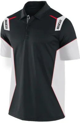 Produktbild von Sparco Skid Poloshirt, schwarz, Größe S