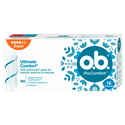 Obrázok produktu pre Tampóny O.B. ProComfort Super 16ks 30565
