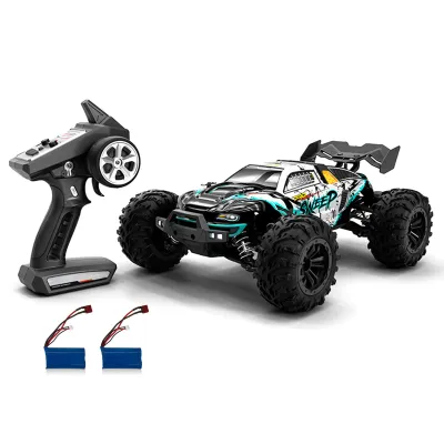 Produktbild von RC-Auto 2,4 GHz, 70 km/h, Hochgeschwindigkeits-Offroad-RC-Truck im Maßstab 1:16, bürstenloser Motor, LED-Beleuchtung, Allradantrieb, Renn- und Kletter