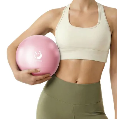 Produktbild von Pilatesball Gymnastikball Yogaball - 23 cm - Antirutsch - Mit Aufblasröhrchen - Klein