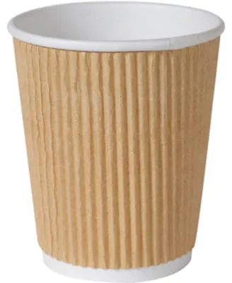 Produktbild von Duni 198571_25, 240 ml, Papier, Polylactid (PLA), Braun, 8 cm, 94 mm, 13 g