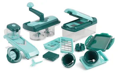 Produktbild von Gemüseschneider blau - Spiralschneider mit Twist, Slicer, Julietti