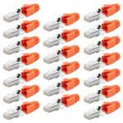 Produktbild von 20x Netzwerkstecker Netzwerk Stecker CAT7 CAT6A CAT6 RJ45 vergoldet Crimpstecker