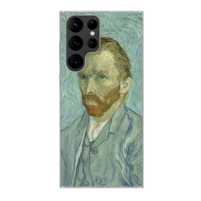 Produktbild von MuchoWow® Handyhülle Schutzhülle Hülle für Samsung Galaxy S22 Ultra Selbstporträt - Vincent van Gogh Silikon Softcase Handy Hülle - Abbildung