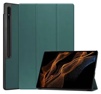 Produktbild von Für Samsung Galaxy Tab S10 / S9 / S8 Ultra 3folt Wake UP Smart Cover Tablet Tasche Hülle Case Neu