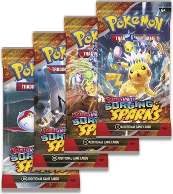 Obrázek produktu pro Pokémon TCG: SV08 Surging Sparks - Booster.
