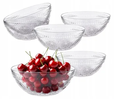 Produktbild von Altom Design Daisy Glasschalen Schüssel Set 6 Stück