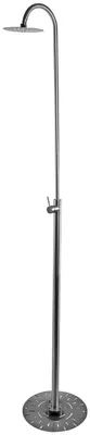 Produktbild von IDEAL Kalt- Warmwasserdusche Easy V2A inkl. Bodenplatte
