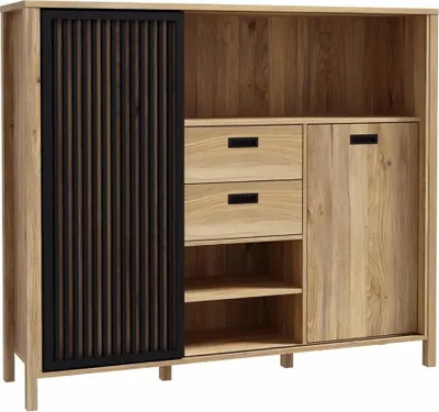 Produktbild von Kommode Jytana Jtnr332L Highboard Wohnzimmerschrank 150X130X40Cm