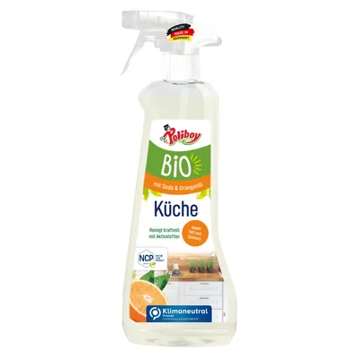 Produktbild von Poliboy Küchenreiniger mit Sprühflasche - aktive und kraftvolle Reinigung mit Seifenschaum für die ganze Küche - Vegan - 500ml