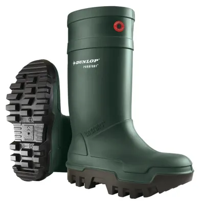 Produktbild von DUNLOP Purofort Thermo+ Sicherheitsgummistiefel Unisex grün 1 Paar und Gr. 46