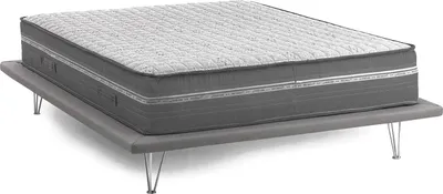 Produktbild von Quadratische und halbe Matratze Dleri, Matratze aus Memory-Schaum und Mikrofedern mit Taschen, 100%  Italy, Anti-Milbe und hypoallergen, Cm 120x190 h32