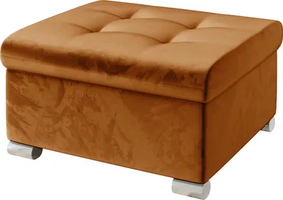 Produktbild von MIRJAN24 Sitzhocker Niko Klein, Stilvoll Polsterhocker vom Hersteller, Moderne Hocker (Farbe: Piano 21)